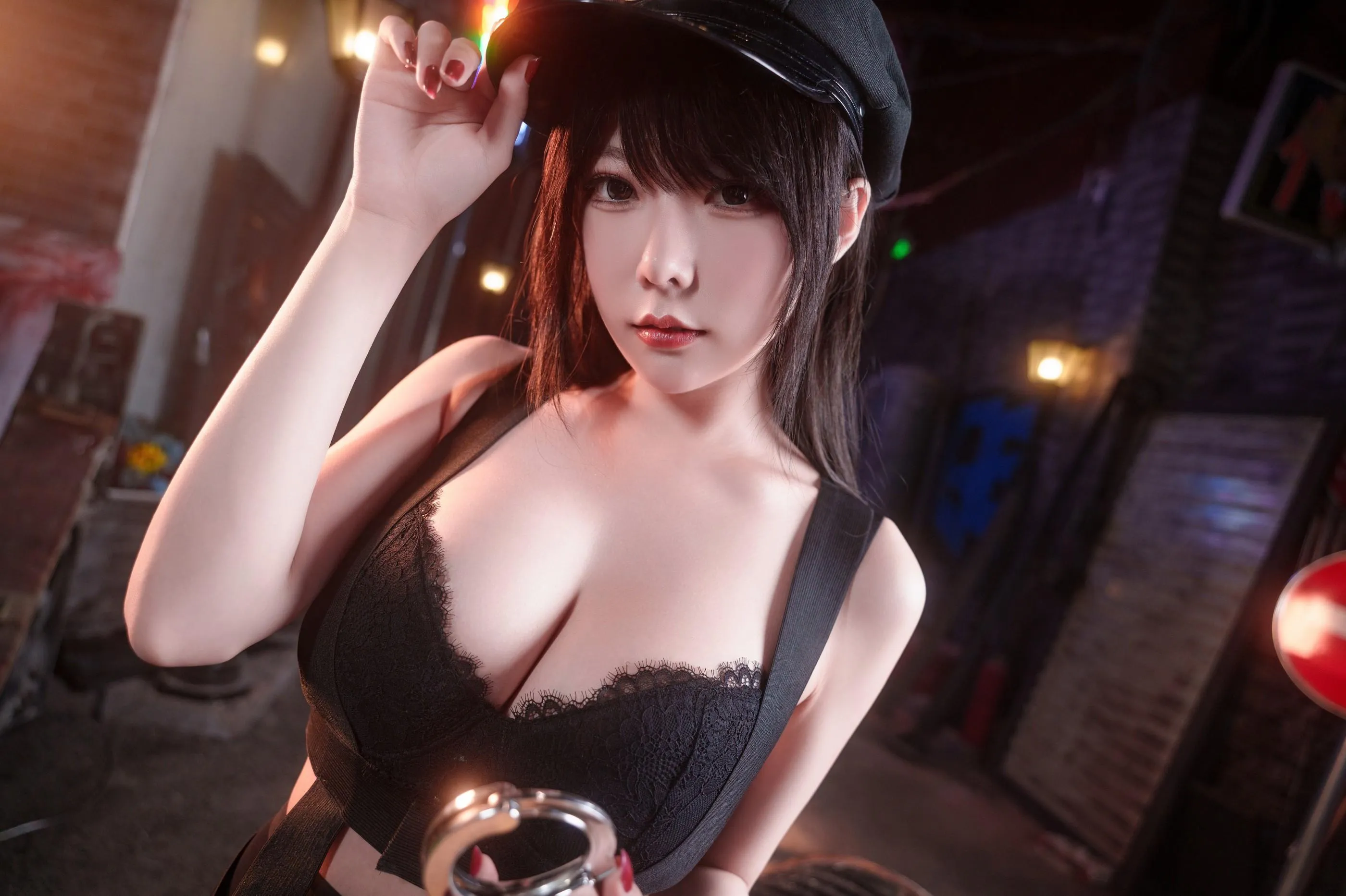 香草喵露露 – NO.59 十一月舰长 女警 [40P]插图2